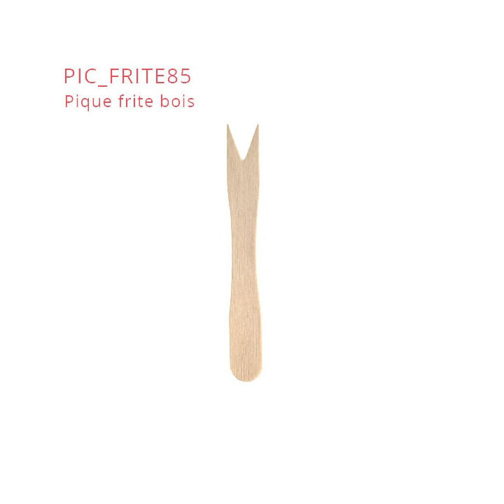 Pique frite en bois designation