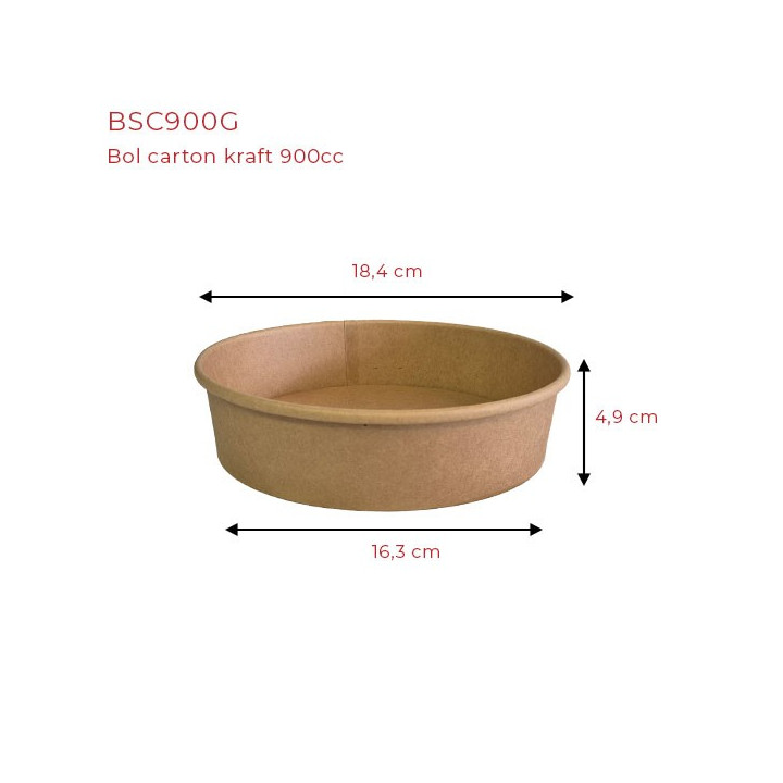 Bol carton 900G