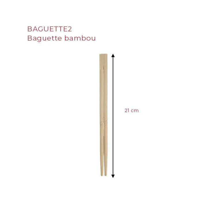baguette bambou dimension