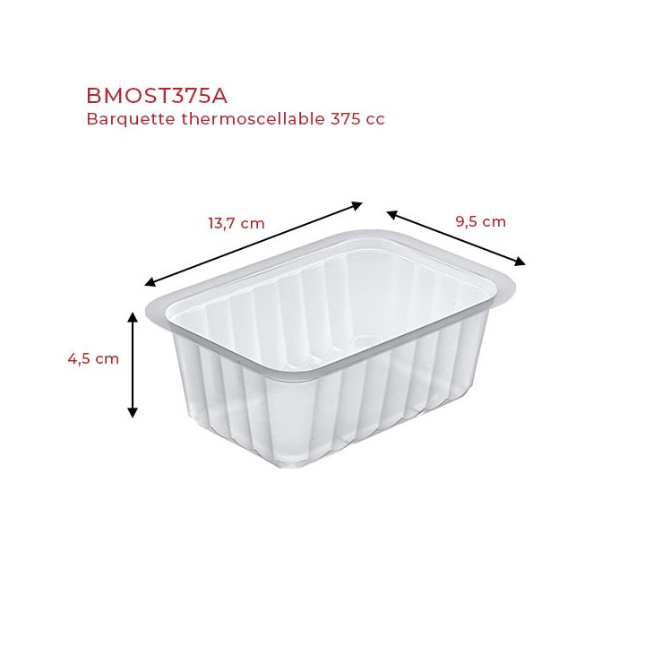 Barquette-thermoscellable-375 dimensions