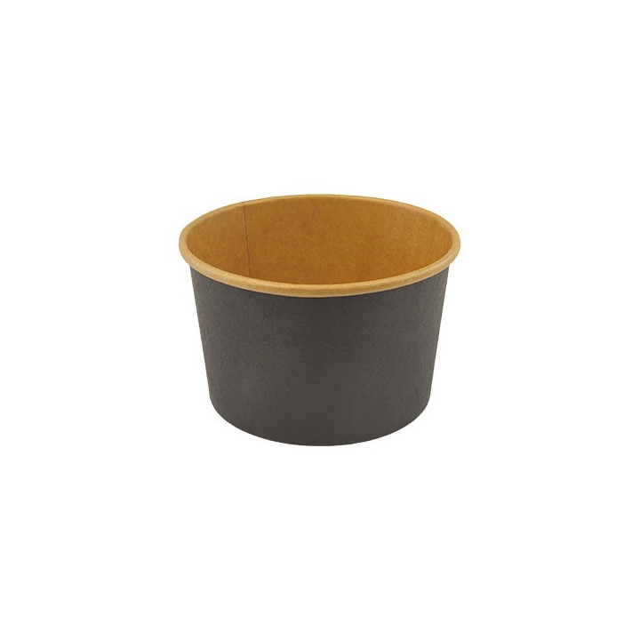 Pot kraft noir 450 ml