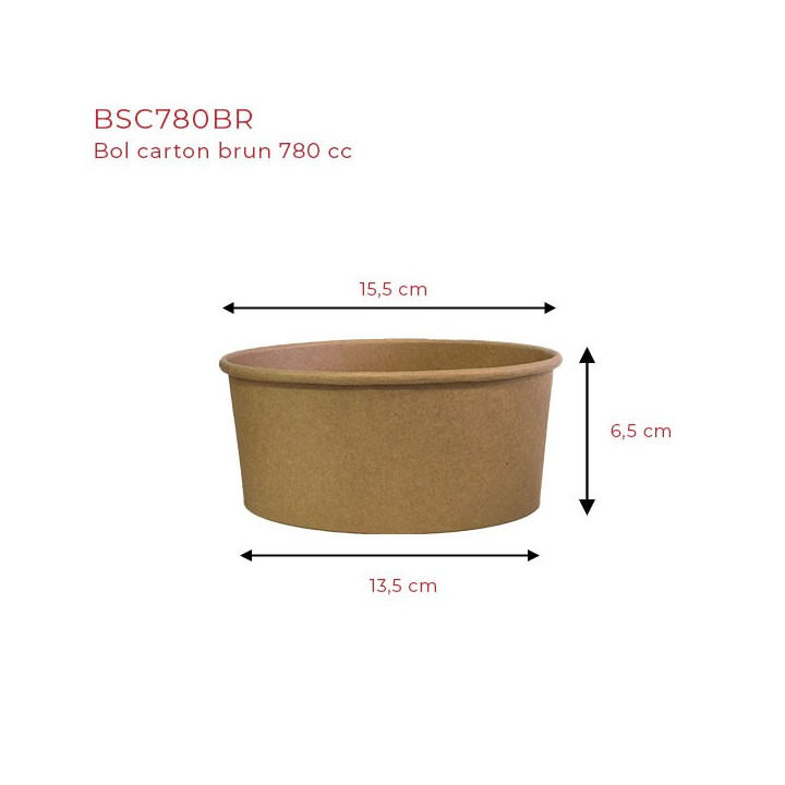 bol carton D155 780cc dimensions
