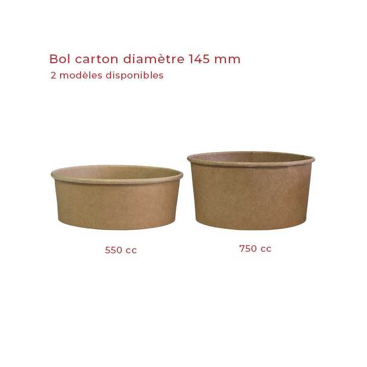 bol carton rond d145 modele