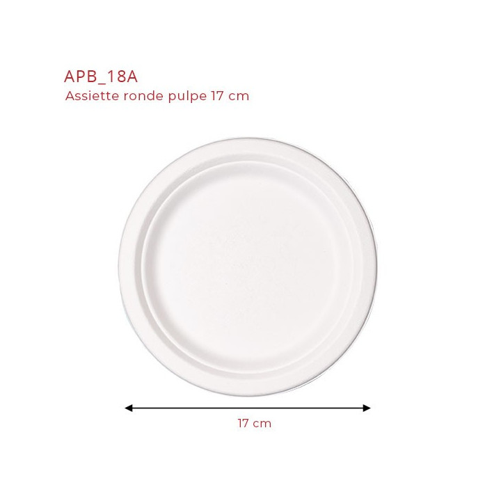 assiette pulpe 17 cm