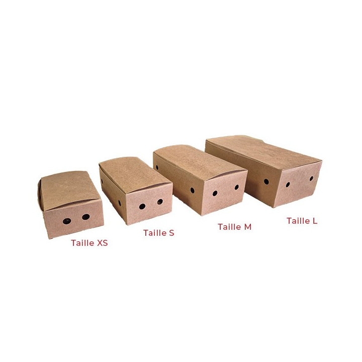 Boite carton kraft chicken