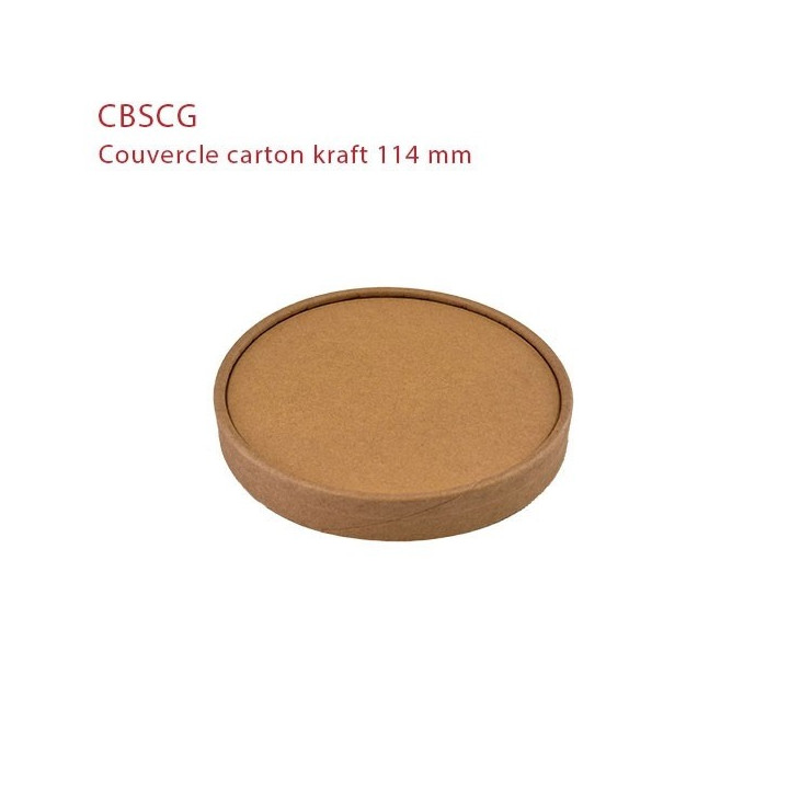couvercle carton brun