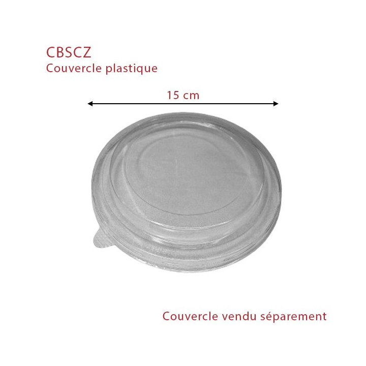 Couvercle plastique RPET dimension