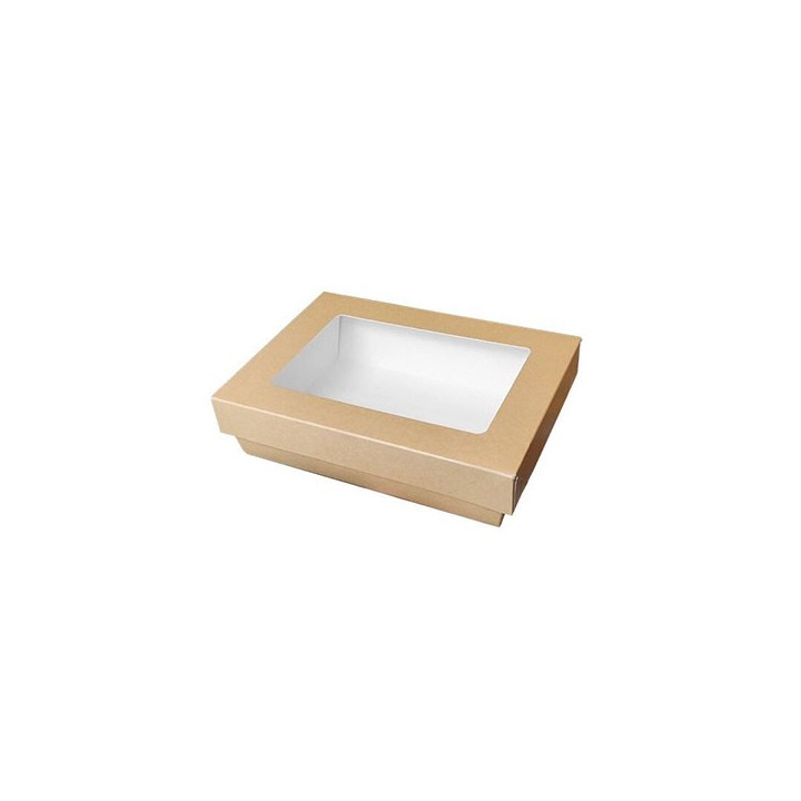 Boite Bagel carton kraft brun - SML Food Plastic