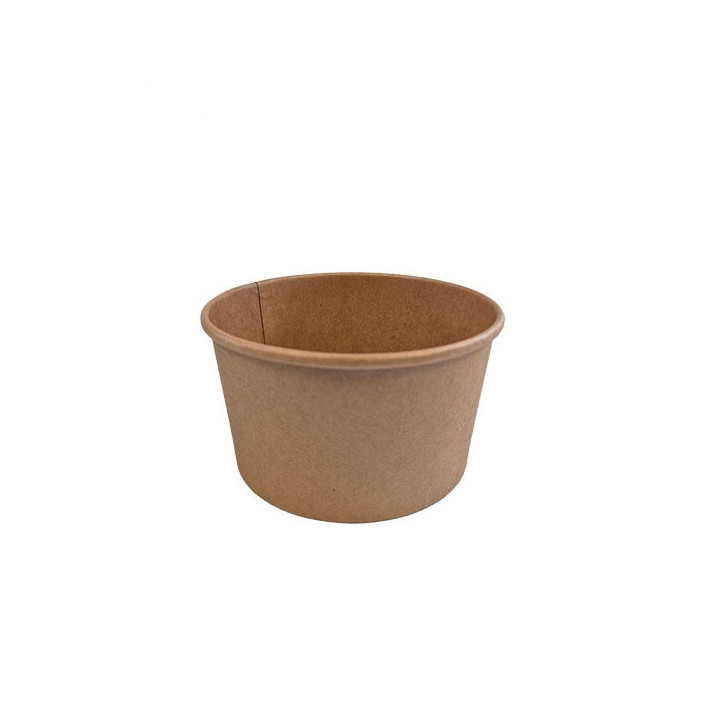 Pot kraft brun - SML Food Plastic