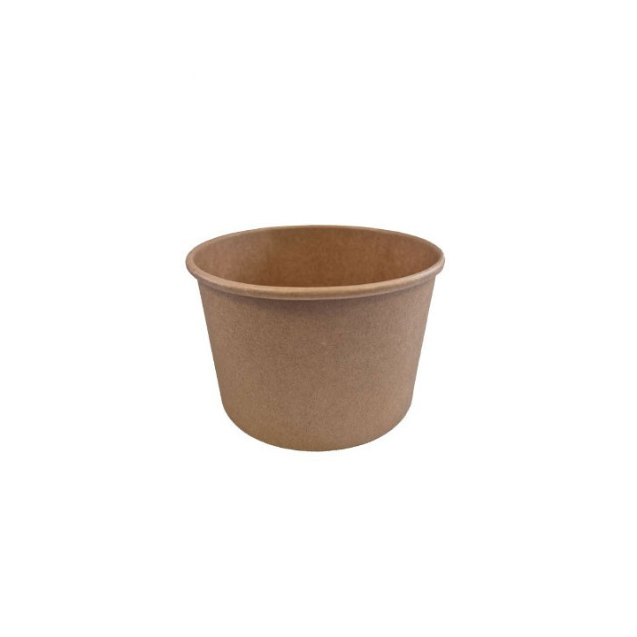 Pot kraft brun - SML Food Plastic