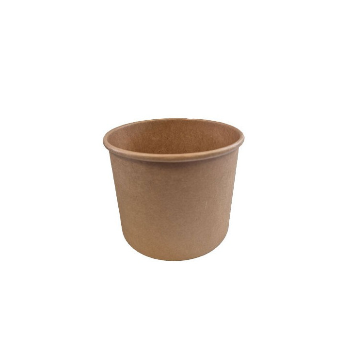 Pot kraft brun - SML Food Plastic