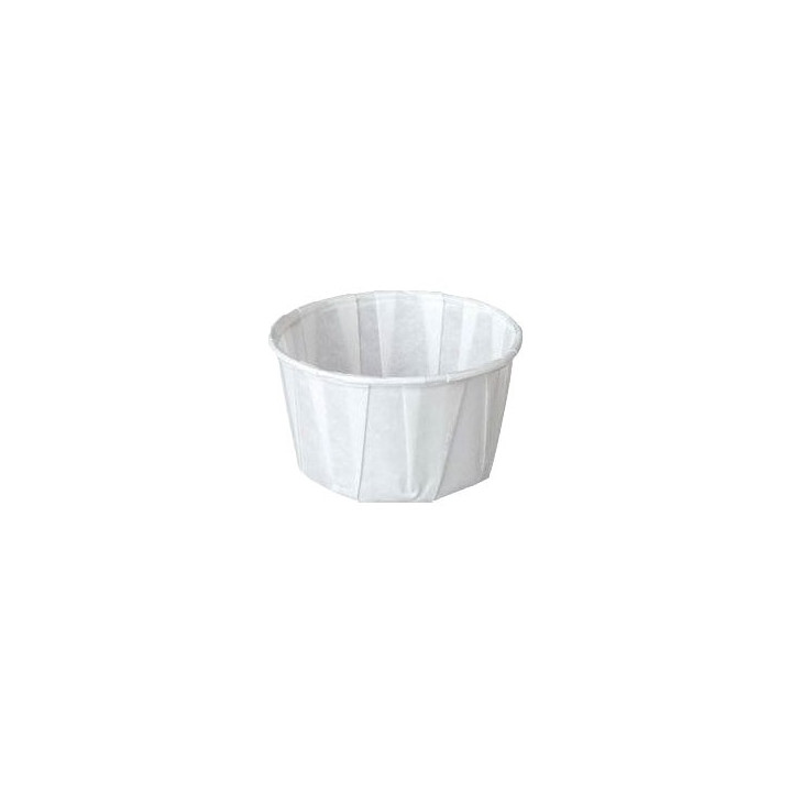 Mini pot en papier soufflé – Pot à sauce jetable pour ketchup, mayonnaise et condiments