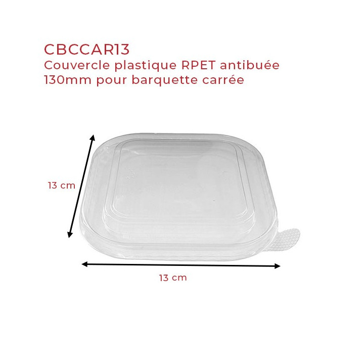 Barquette alimentaire carton carrée kraft noir - SML Food Plastic