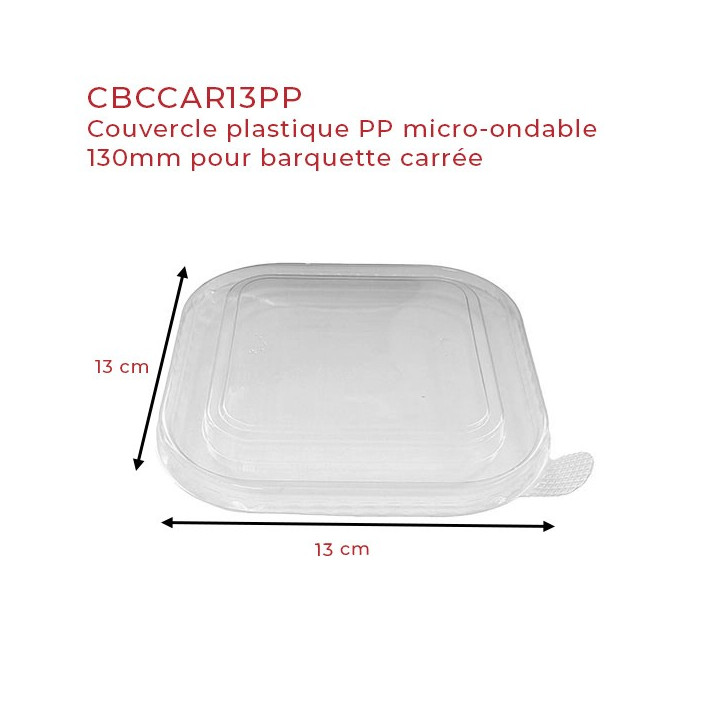 Saladier carton carré - SML Food Plastic
