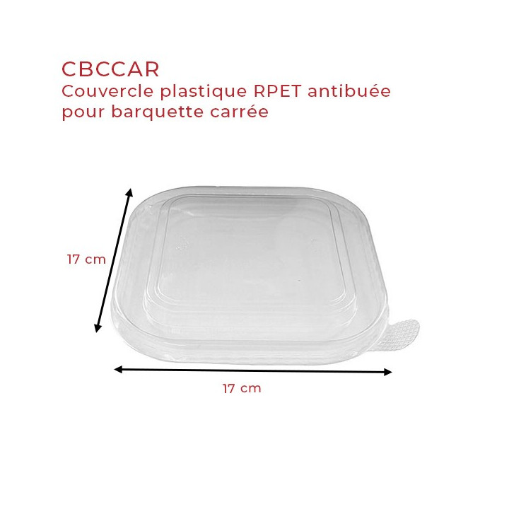 Saladier carton carré - SML Food Plastic