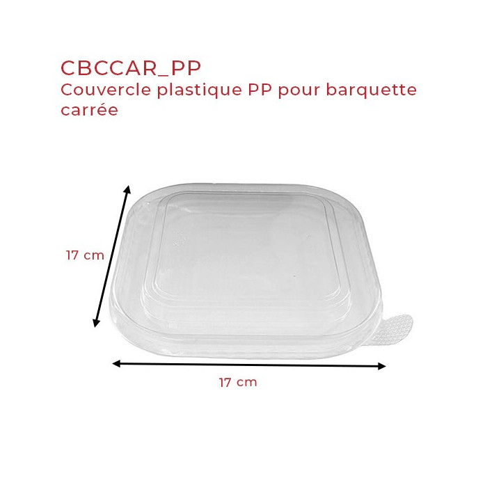 Saladier carton carré - SML Food Plastic