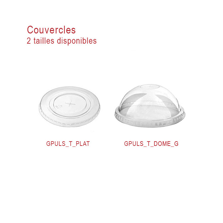 Shaker Smoothie Transparent  - SML Food Plastic emballage alimentaire