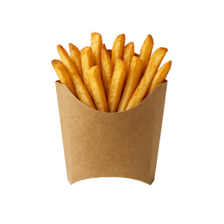 Pochette à frites carton kraft