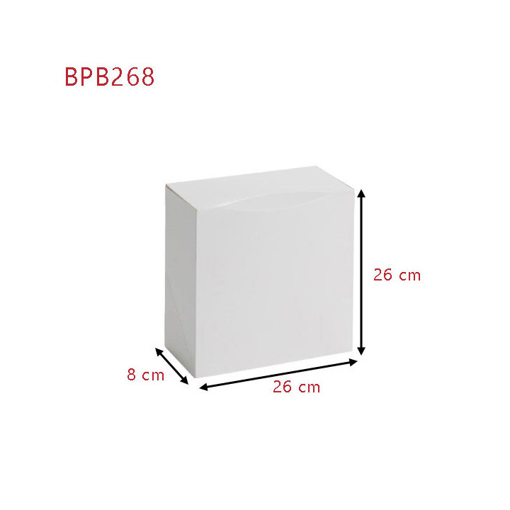 Boite Patissière Blanche - SML Food Plastic