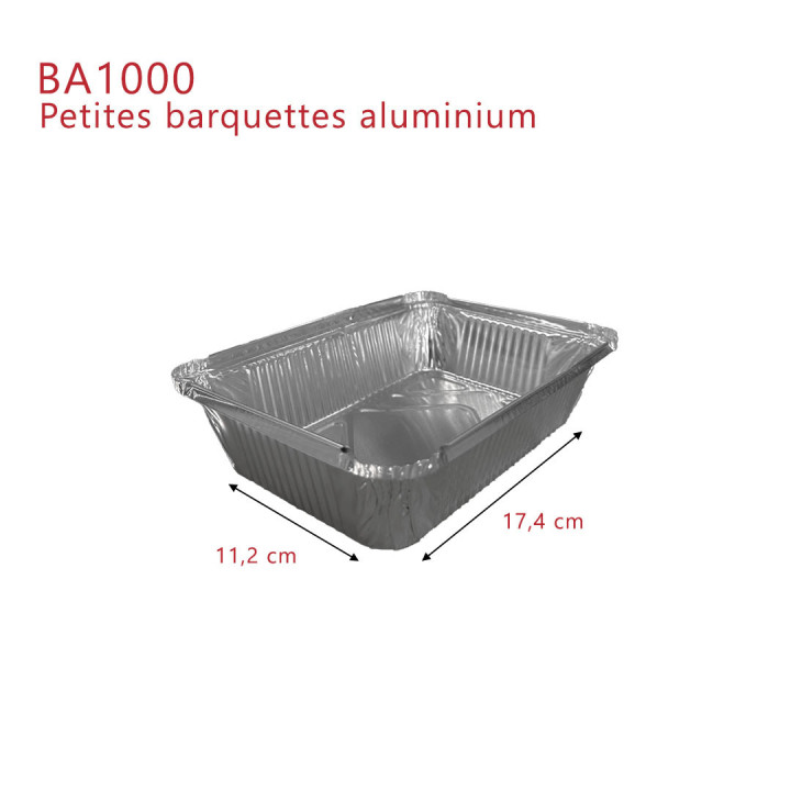 Petites barquettes aluminium - SML Food Plastic