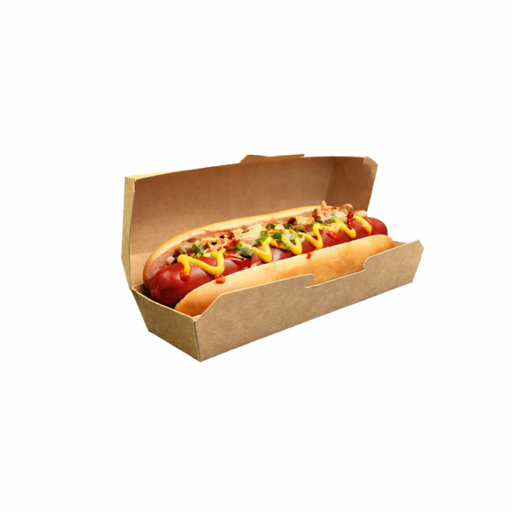 Boite en carton pour hot-dog en micro-cannelure
