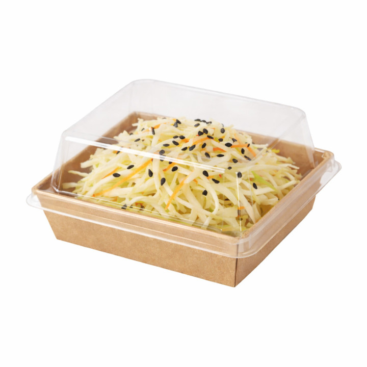 Boîte en Carton Alimentaire avec Couvercle Transparent| Vente à Emporter – SML Food Plastic