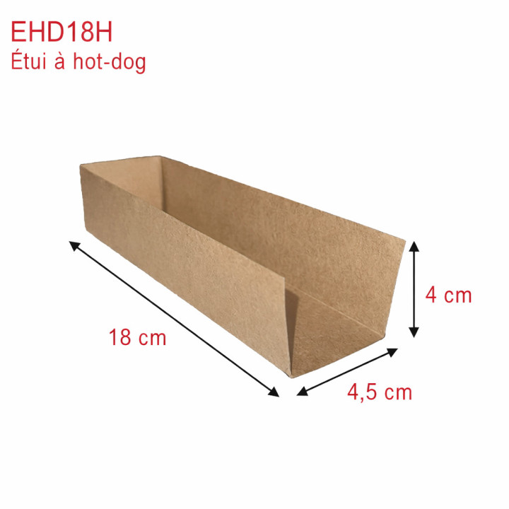 Etui hot-dog Carton