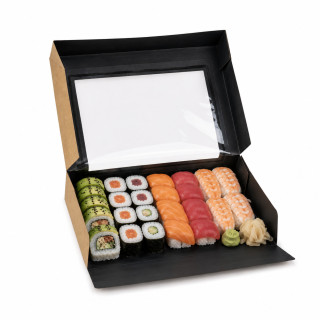 Barquette sushi carton
