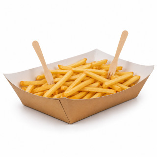 Barquette carton frite