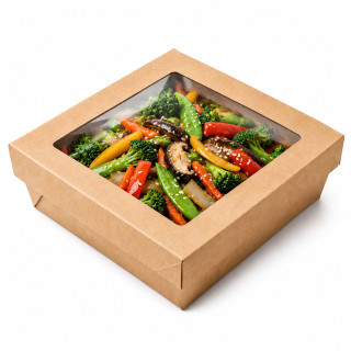 Boite Bagel Carton Carrée