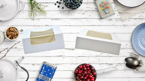 Boîte carton fenêtre